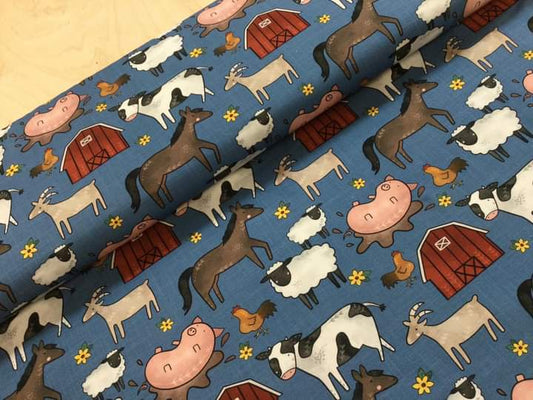 Farmyard Grow With Me Trousers - Wifflepigs Colourful Clothing