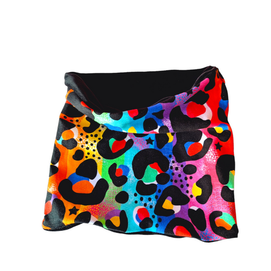Carnival Leopard Snoods - Wifflepigs Colourful Clothing
