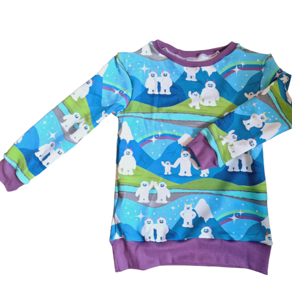 Yeti Family childrens jumper - Wifflepigs Colourful Clothing
