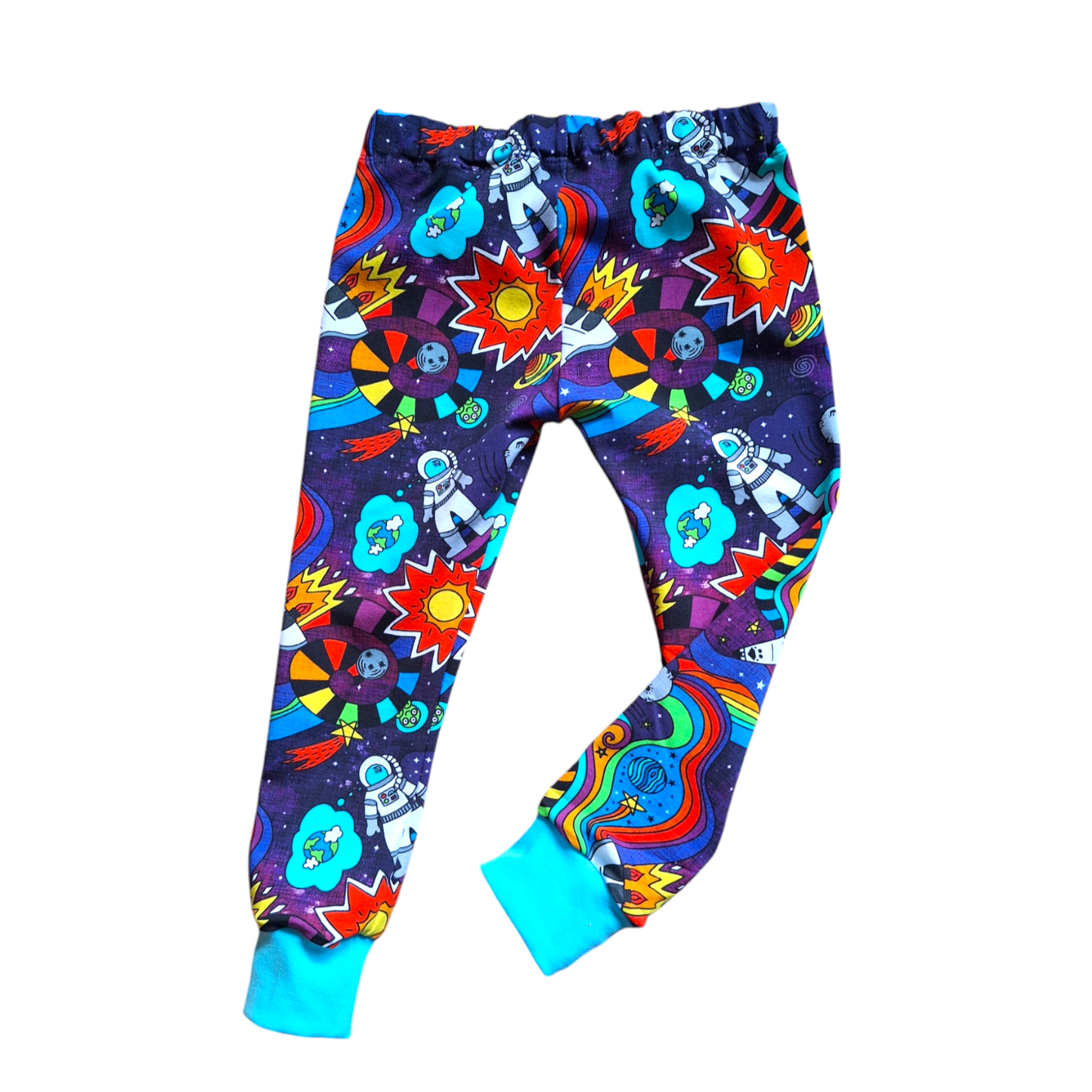 Space Adventure cuffed leggings