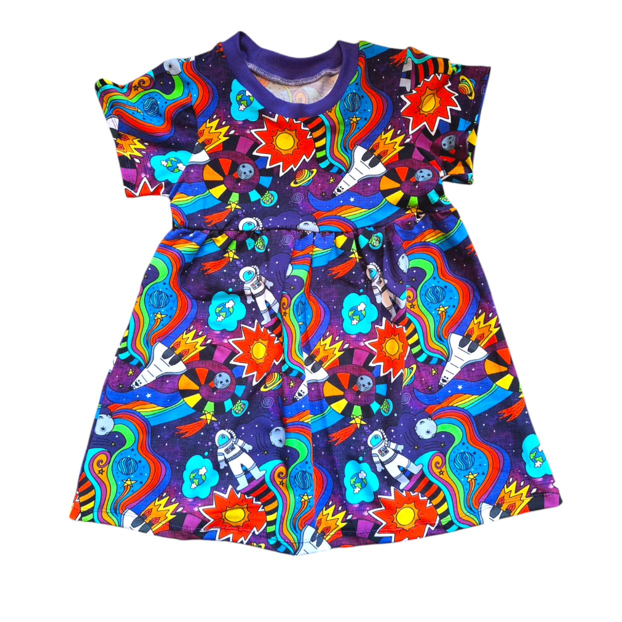 Space Adventure Gathered Dress