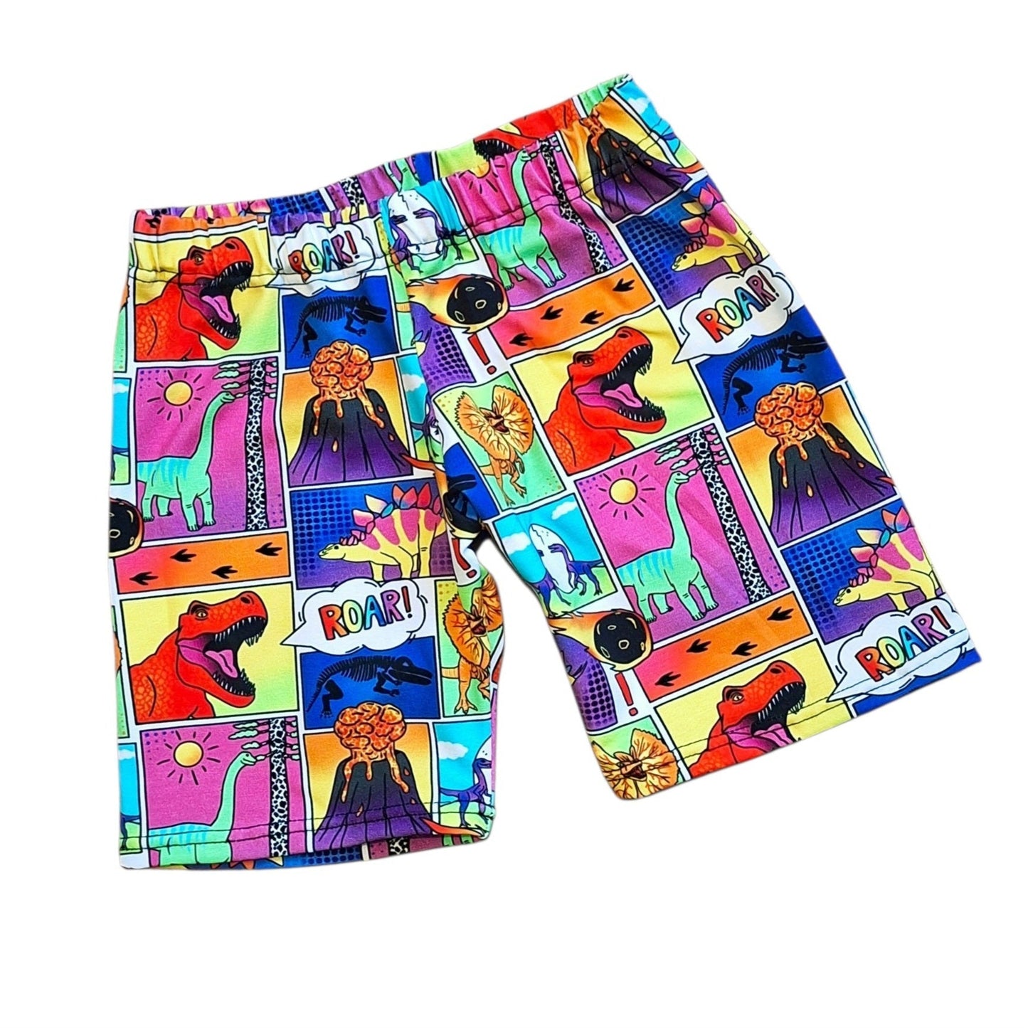 Comic Book Dinosaurs Children's Shorts