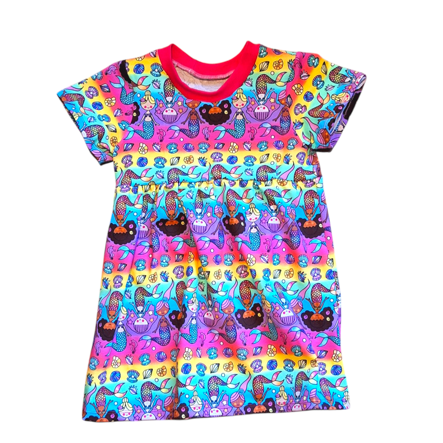 Mermaid Gathered Dress