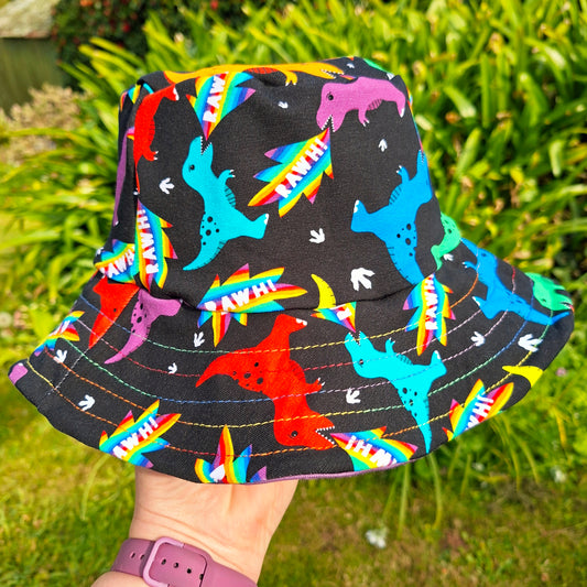 Rawr! Dinosaur sun hat