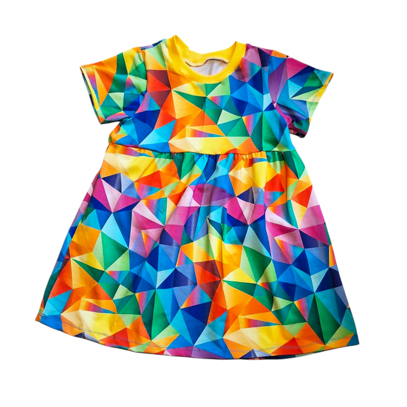 Kaleidoscope Gathered Dress
