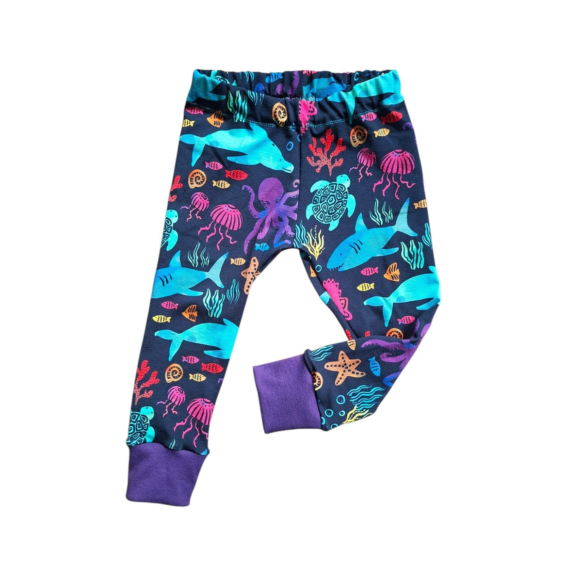 Sea Creature Cuffed Leggings