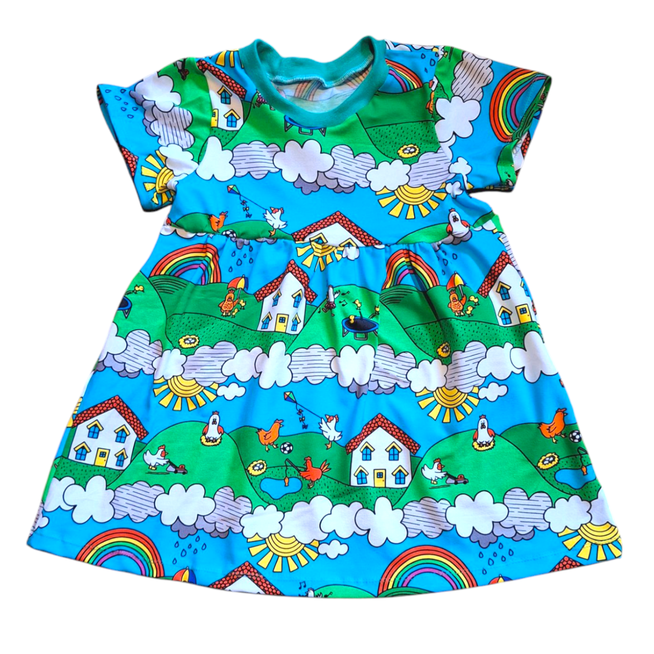 Happy Hen Gathered Dress