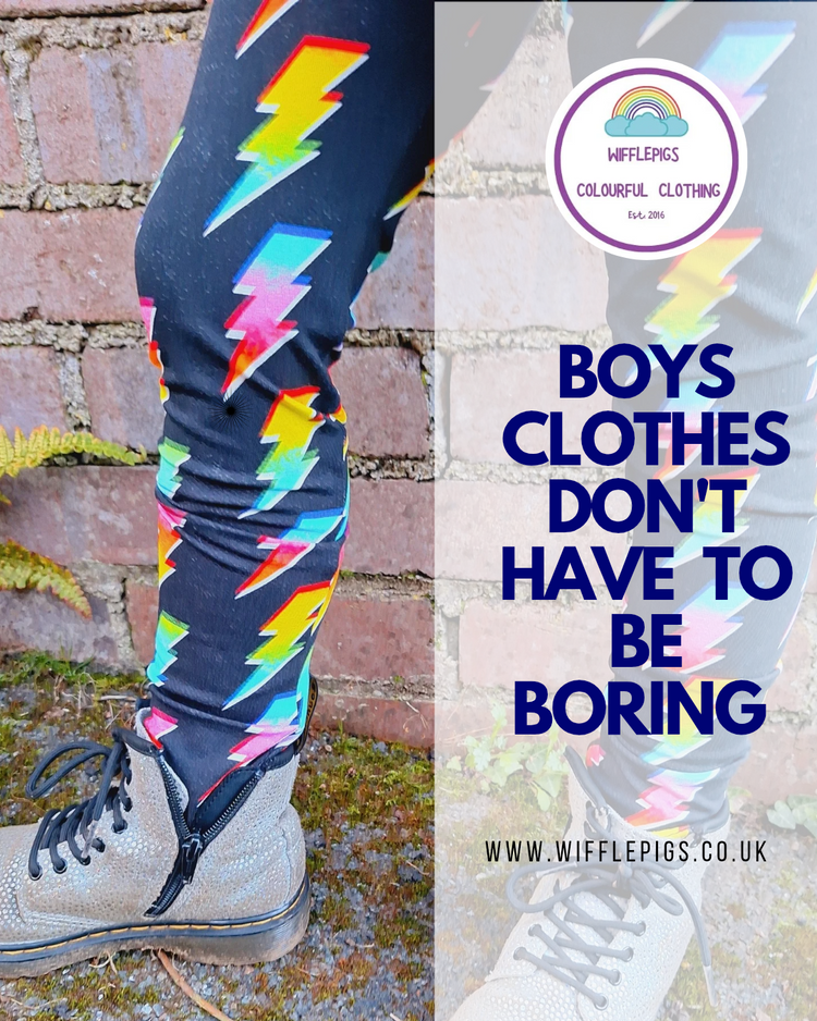 Boys clothes don't have to be boring. Shop bright clothes for boys