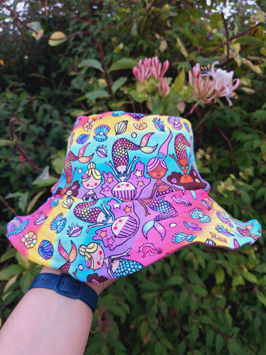 Mermaid Print Childrens Hats