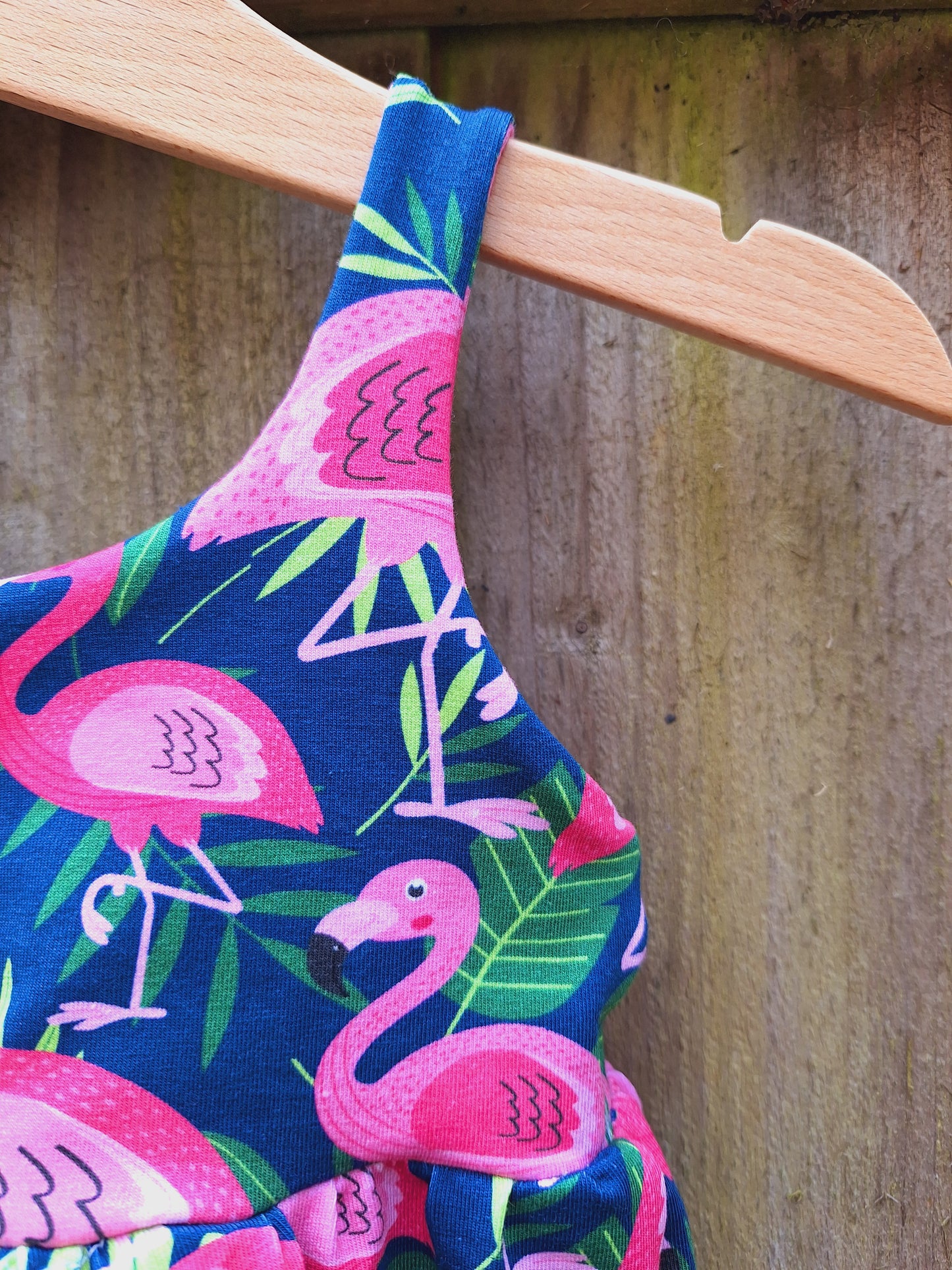 Flamingo Bubble Romper