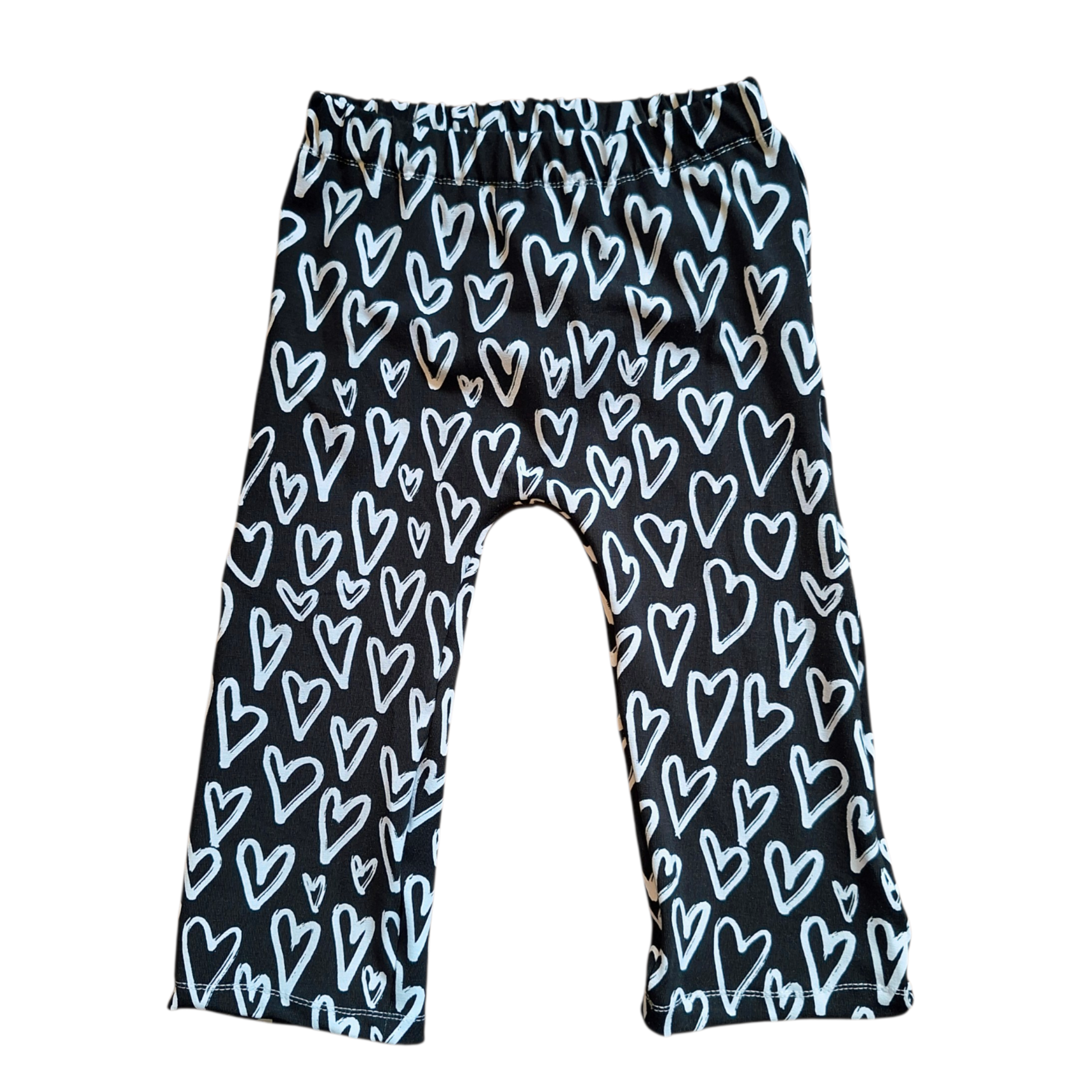 Mono Hearts Cross Fit Trousers - Wifflepigs Colourful Clothing 