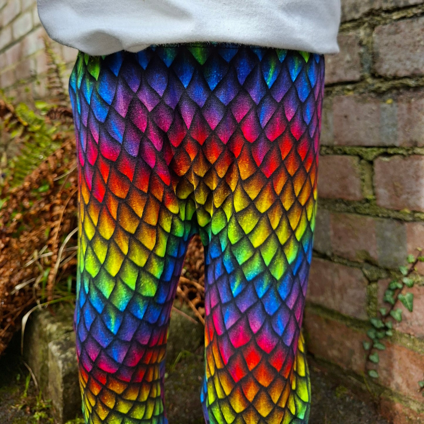 Dragon Scale Cross Fit Trousers - Wifflepigs Colourful Clothing 