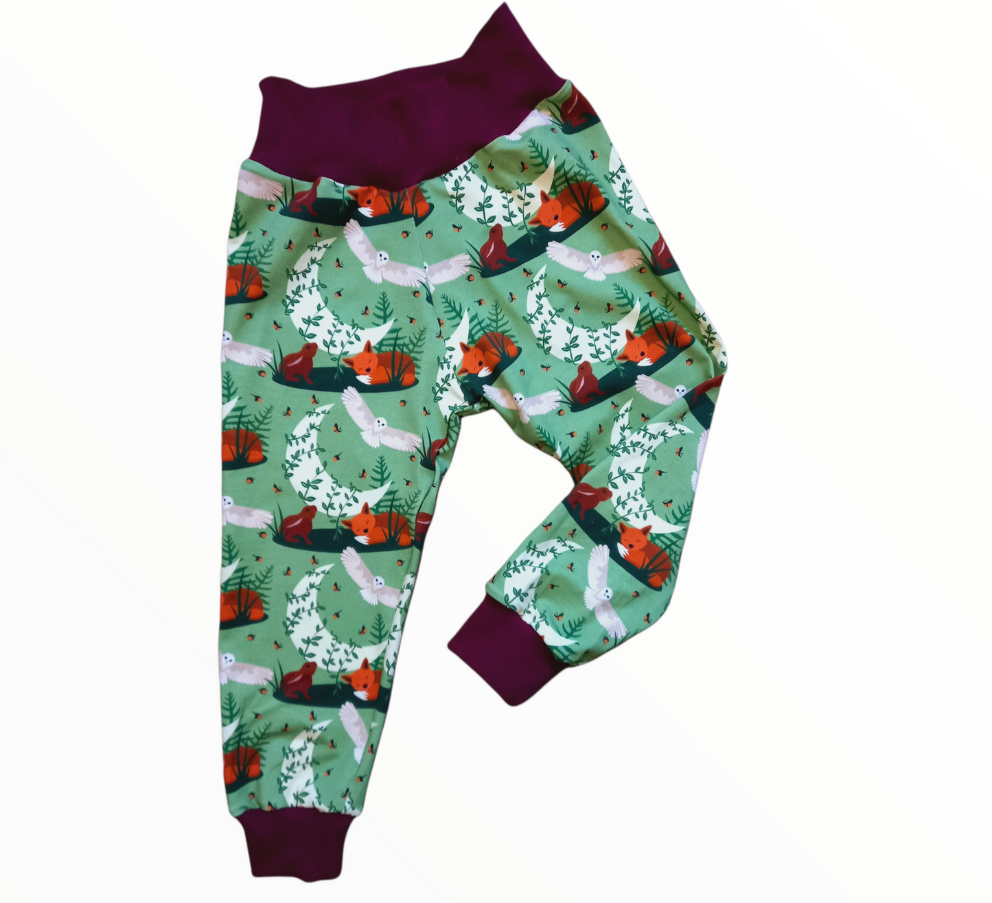 Fox and Hare Childrens Leggings - Wifflepigs Colourful Clothing 