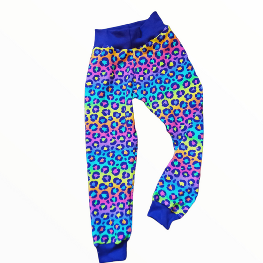 Rainbow Leopard Relaxed Fit - Wifflepigs Colourful Clothing 