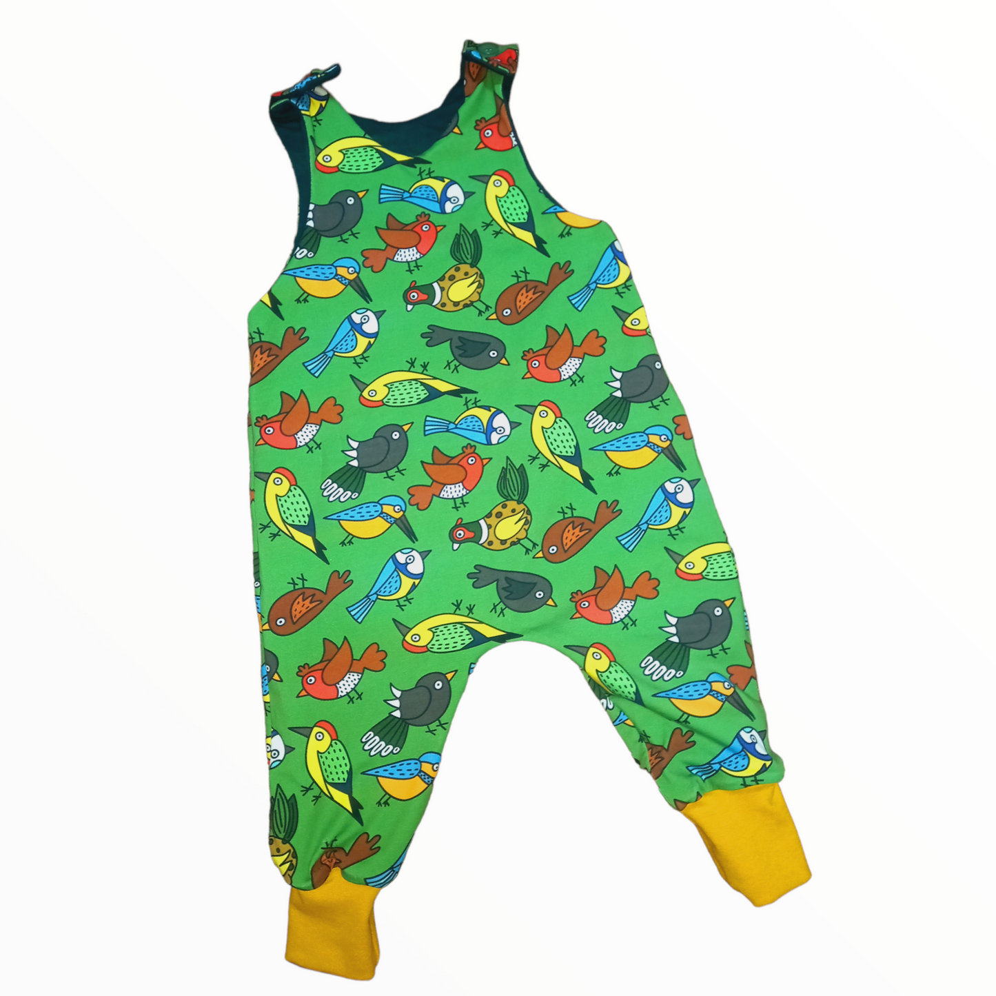 Little Bird Dungarees - Wifflepigs Colourful Clothing 