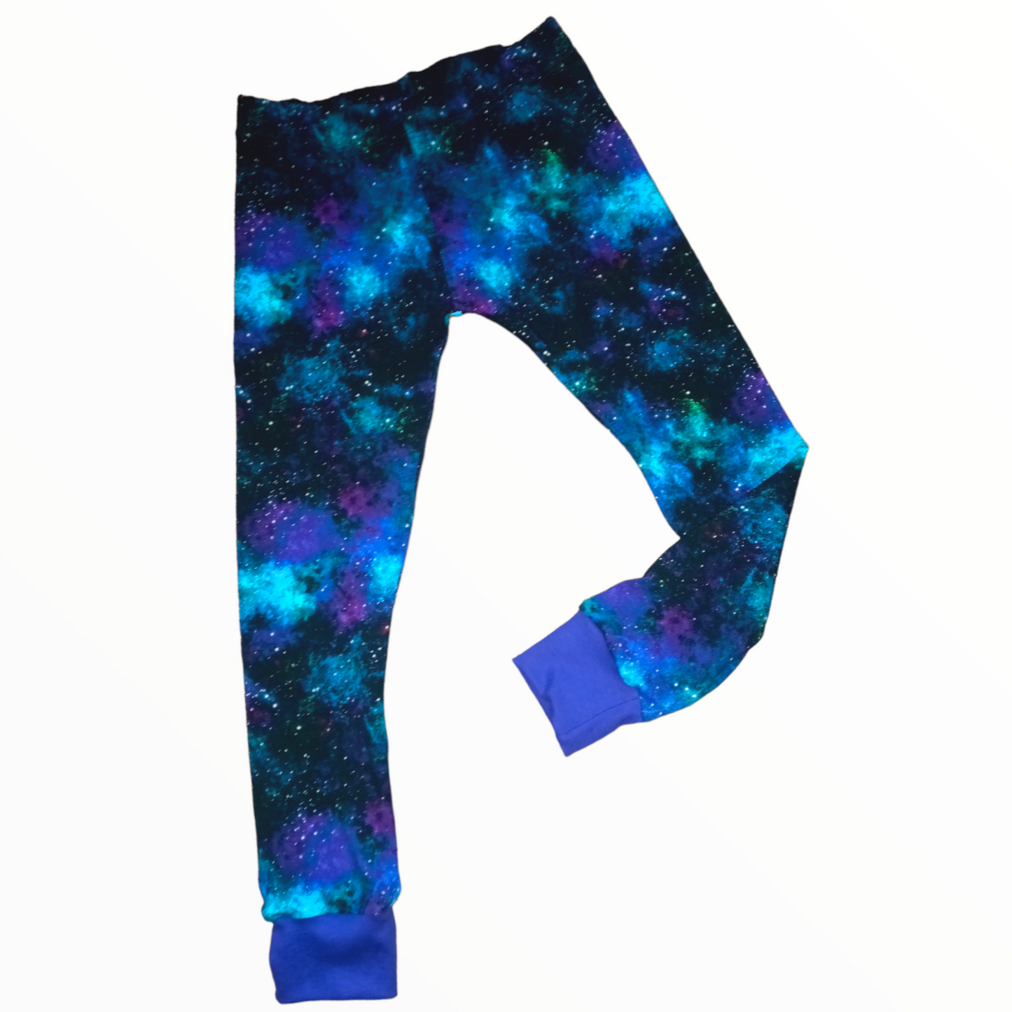 Galaxy Cuffed Leggings - Wifflepigs Colourful Clothing 