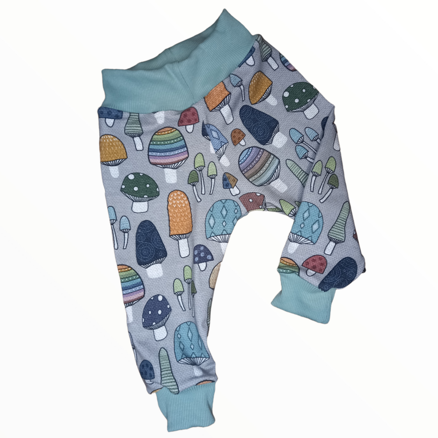 Burlap Toadstools Relaxed Fit - Wifflepigs Colourful Clothing 