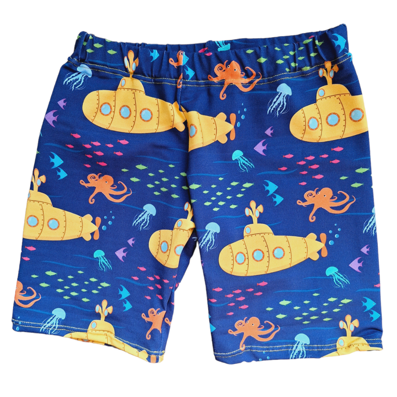 Yellow Submarines Shorts - Wifflepigs Colourful Clothing 