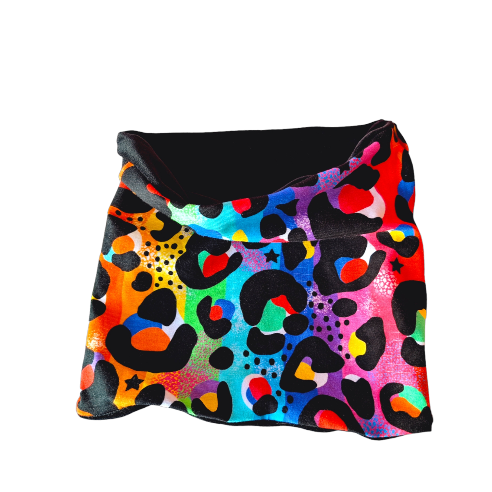 Carnival Leopard Snoods - Wifflepigs Colourful Clothing 