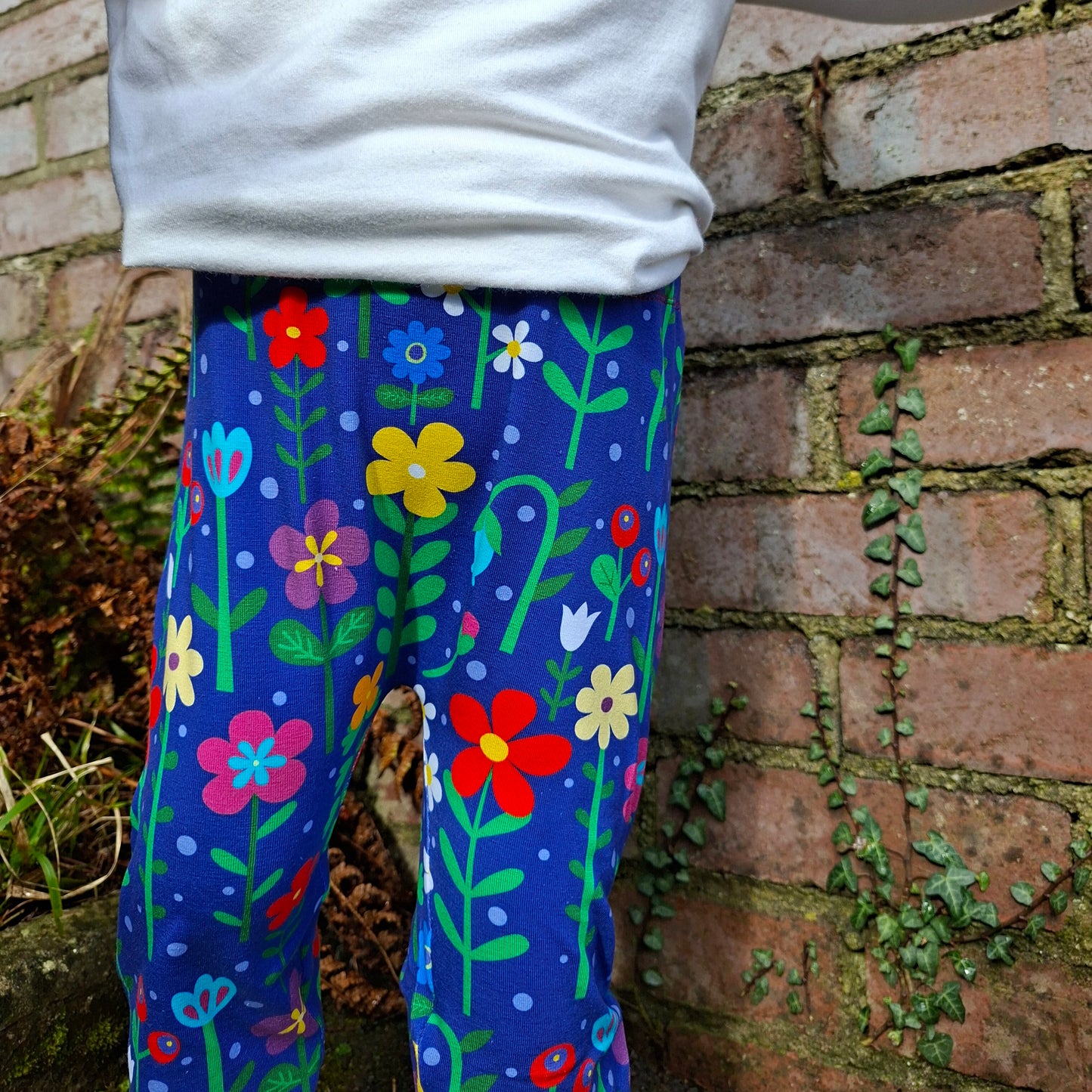 Bright Floral Cross Fit Trousers