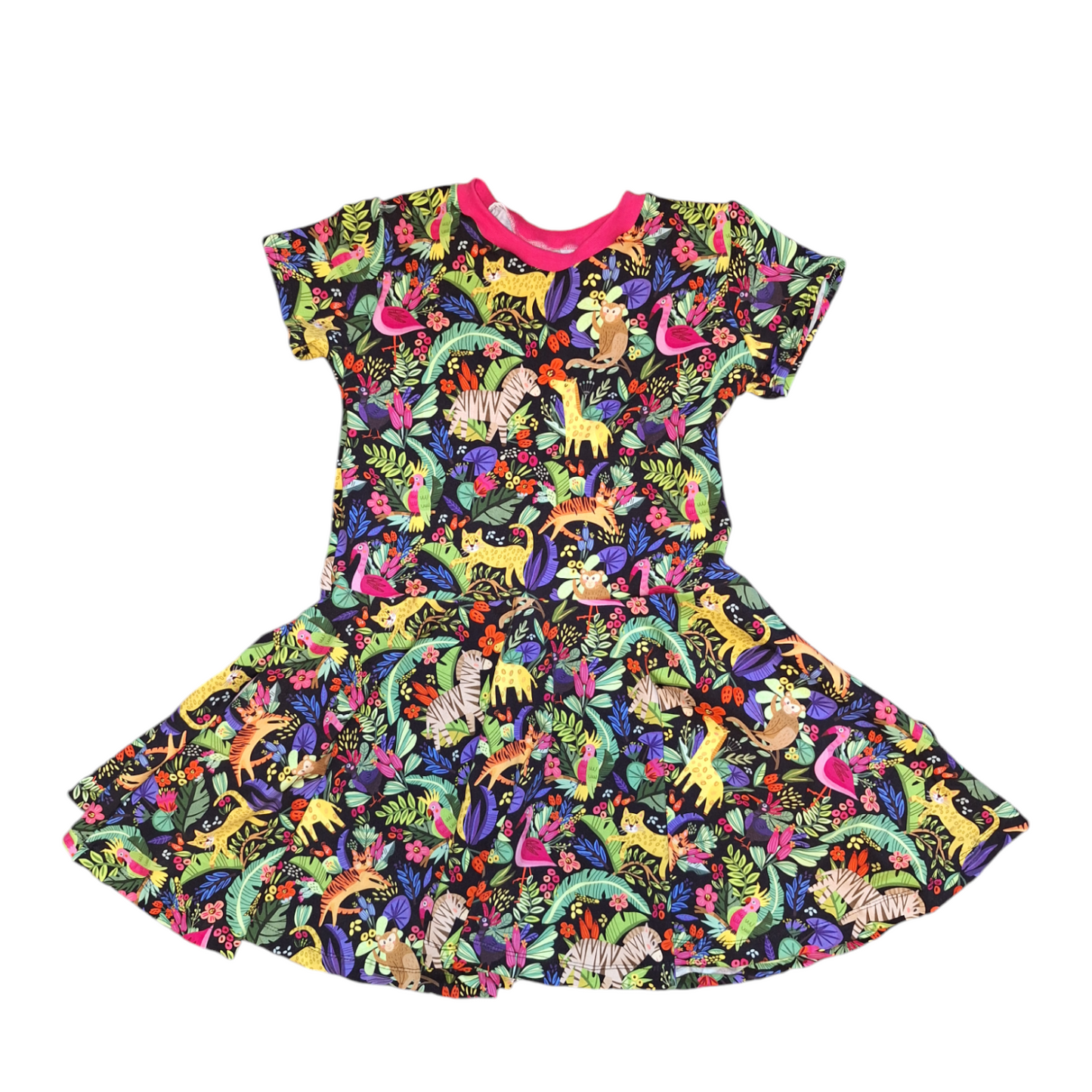 Jungle Fun Childrens Twirly Swirly Dress