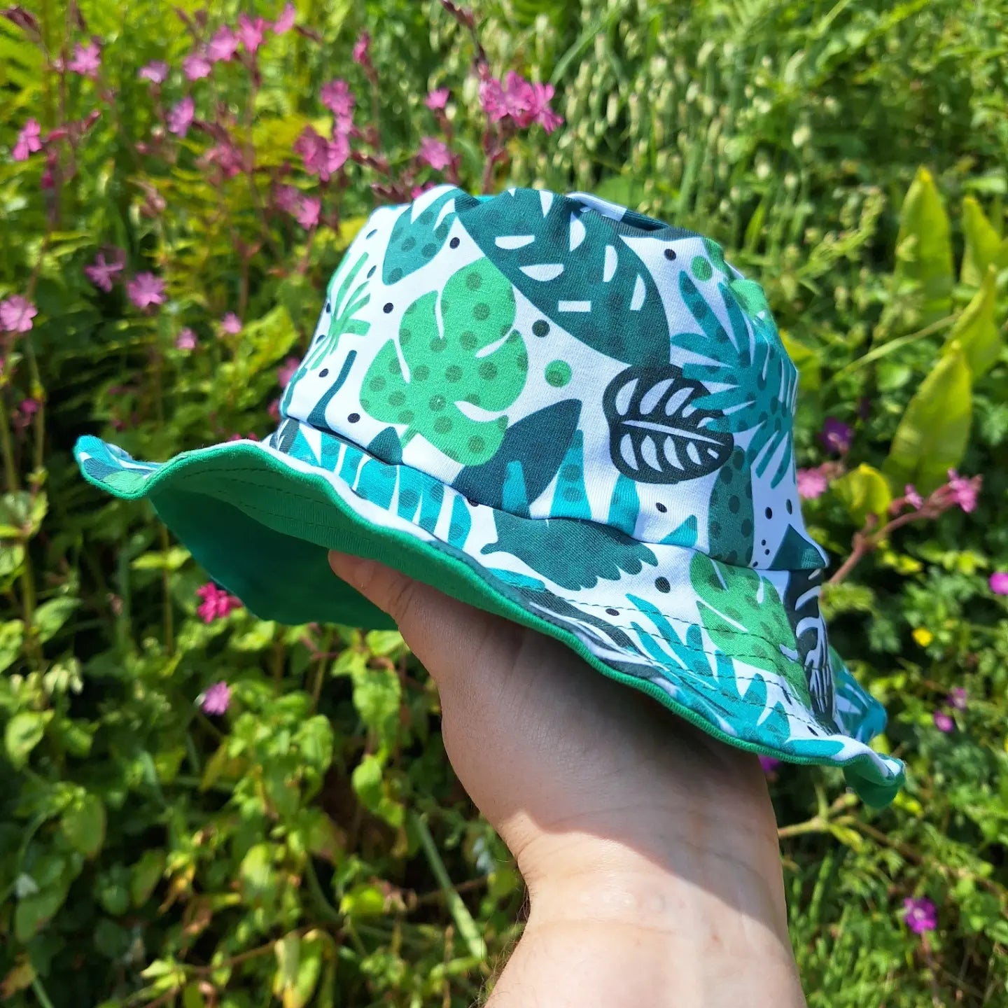 Tropical Leaves Sun Hat