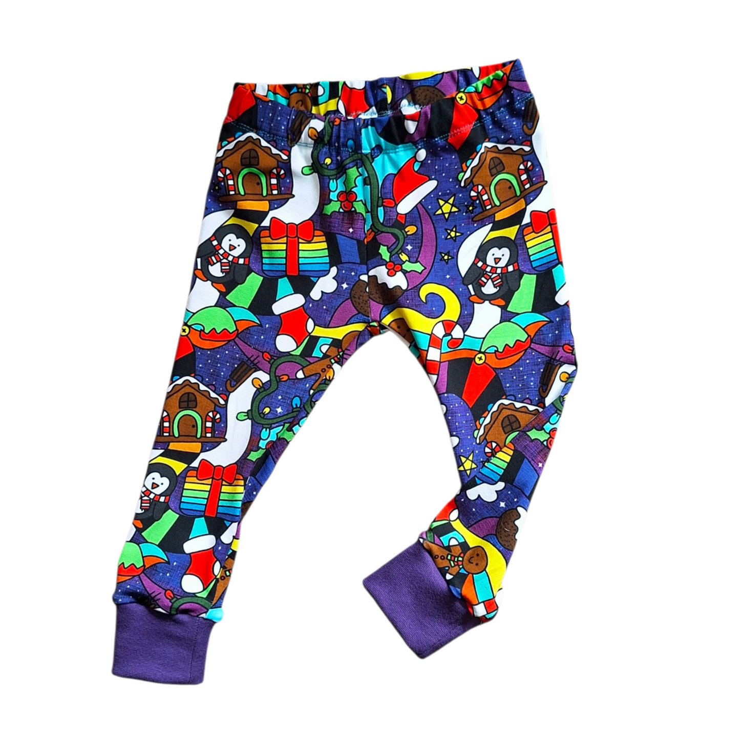 Christmas Cuffed Leggings