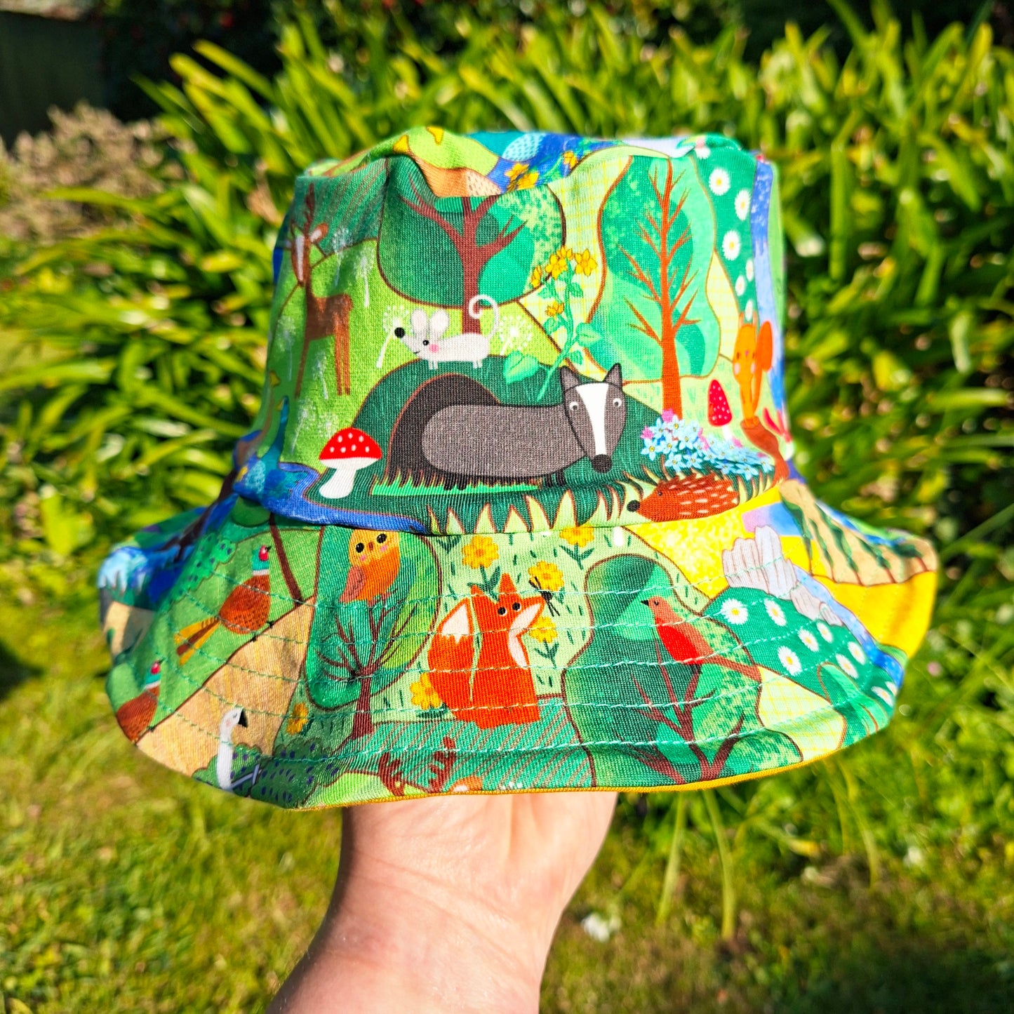 British wildlife bucket hat