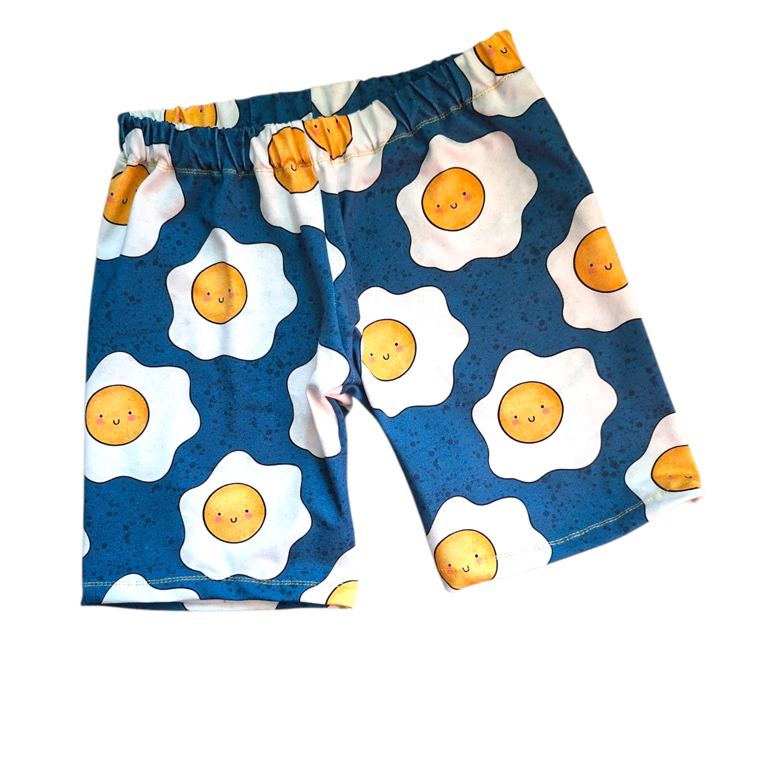 Fried Egg Children's Knee Length Shorts - Wifflepigs Colourful Clothing 