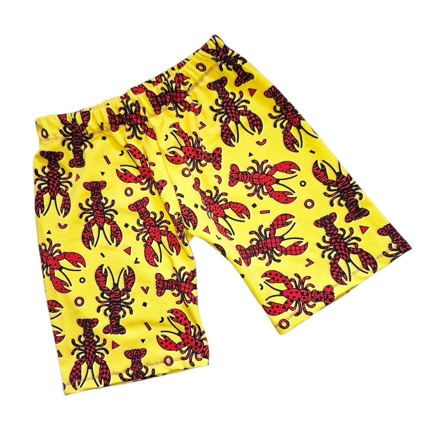 Lobster Print Shorts - Wifflepigs Colourful Clothing 