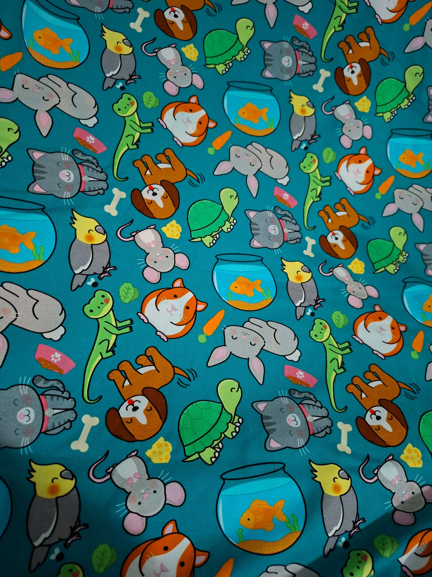 Pet Print Relaxed Fit Children's Trousers